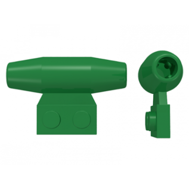 green engine smooth small 1 x 2 side plate with axle holders