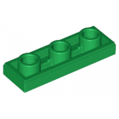 green tile modified 1 x 3 inverted with hole