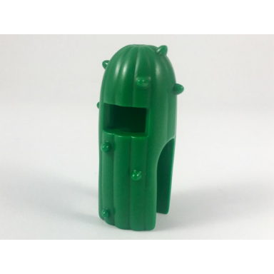 green minifigure headgear head cover costume cactus