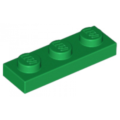 green plate 1 x 3