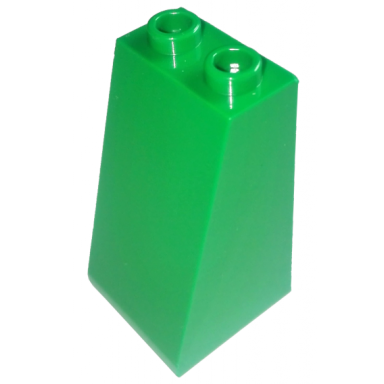 green slope 75 2 x 2 x 3 - hollow studs