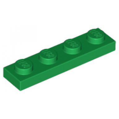 green plate 1 x 4