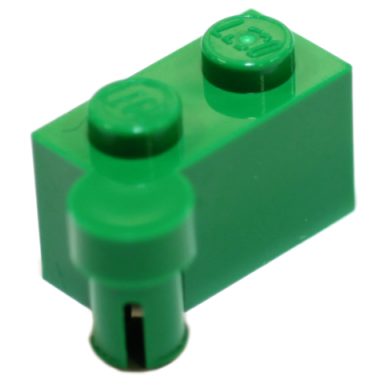 green hinge brick 1 x 4 swivel top