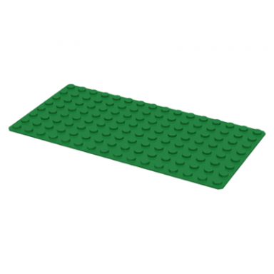 green baseplate 8 x 16