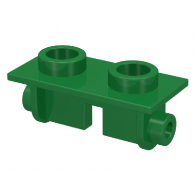 green hinge brick 1 x 2 top plate