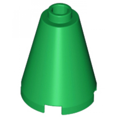 green cone 2 x 2 x 2 - open stud