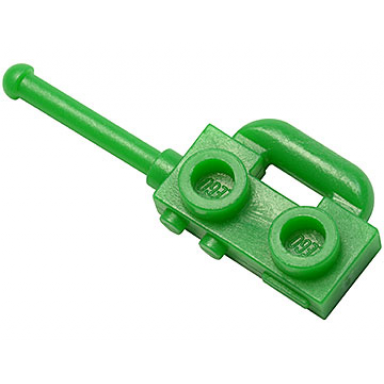 green minifigure utensil radio with extended handle