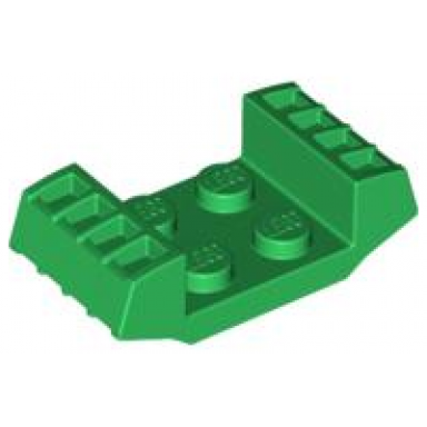 green plate modified 2 x 2 with vents