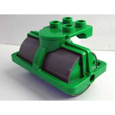 green duplo steamroller base front roller roley