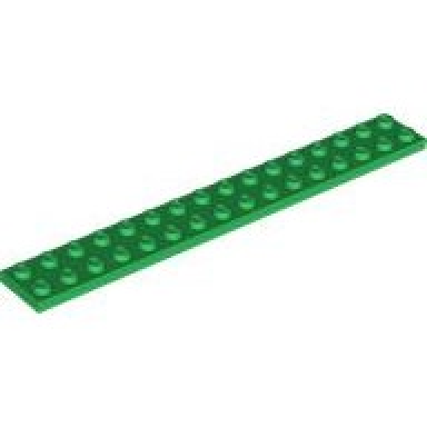 green plate 2 x 16