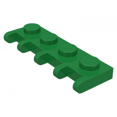green hinge plate 1 x 4