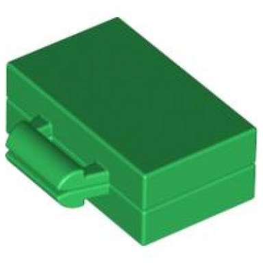green minifigure utensil briefcase suitcase