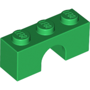 green arch 1 x 3