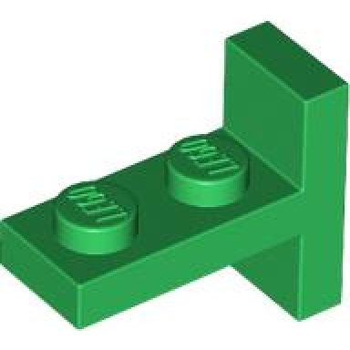 green bracket 1 x 2 - 2 x 1 centered
