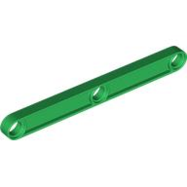 green technic link 1 x 9 with 3 holes