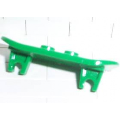 green minifigure utensil skateboard with mag wheel holders