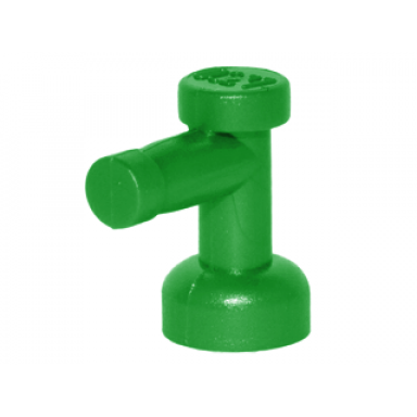 green tap 1 x 1 without hole in nozzle end