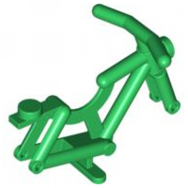 green bicycle frame