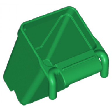 green duplo container garbage can