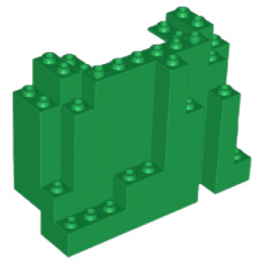 green rock panel 4 x 10 x 6 rectangular burp