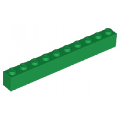 green brick 1 x 10