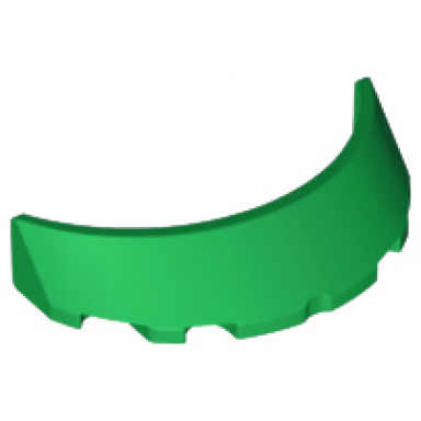 green windscreen 3 x 6 x 1 curved