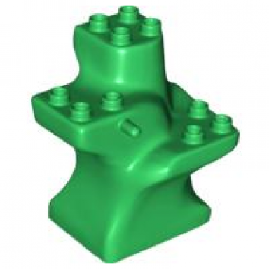 green duplo plant tree trunk segment base