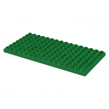green duplo plate 8 x 16