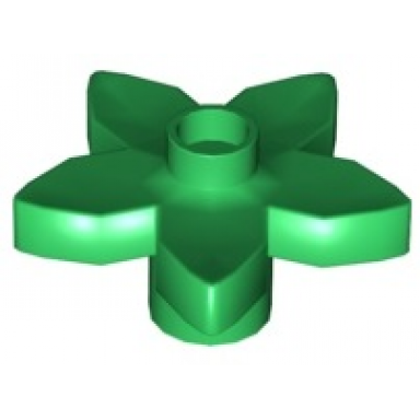 green duplo plant flower with stud