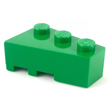 green wedge 3 x 2 right