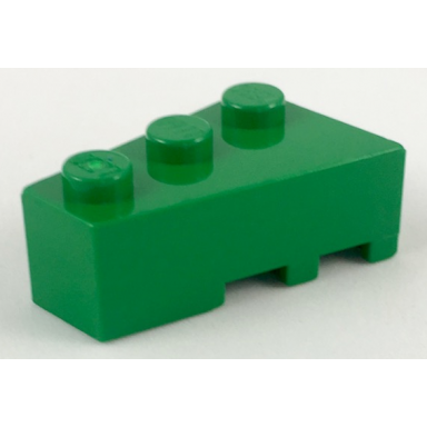 green wedge 3 x 2 left