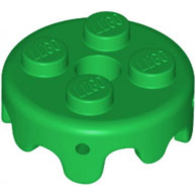 green frosting for 2 x 2 cake with 4 small pin holes
