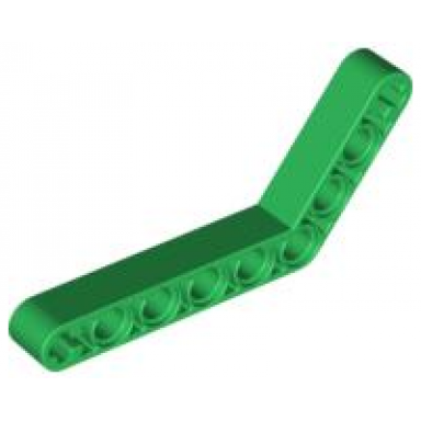 green technic liftarm modified bent thick 1 x 9 6 - 4