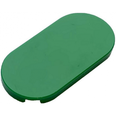 green tile round 2 x 4 oval