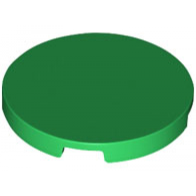 green tile round 3 x 3