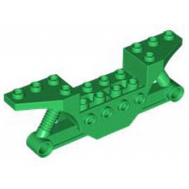 green vehicle base 2 x 10 with 4 pin holes quad bike half