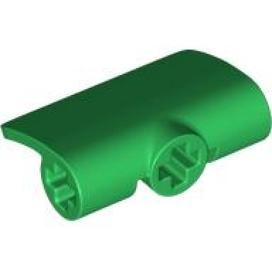 green technic panel curved 2 x 3 x 1