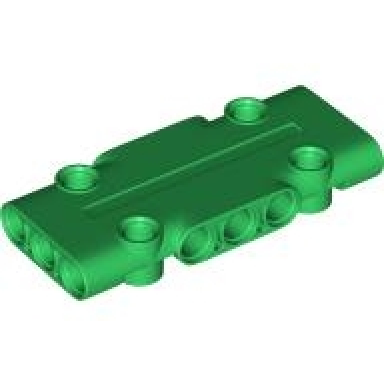green technic panel plate 3 x 7 x 1