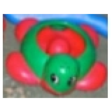 primo animal turtle base with center stud and yellow body