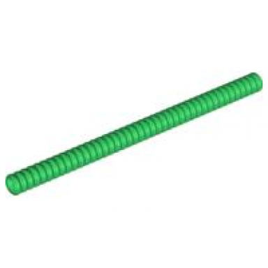 green hose ribbed 7mm d 14l 11.2cm