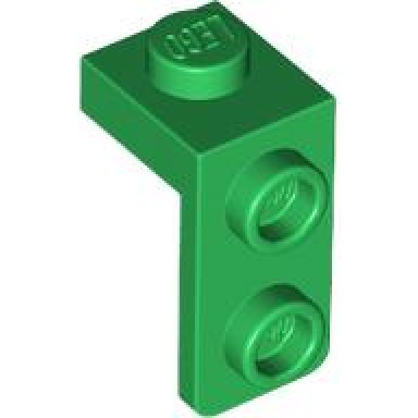 green bracket 1 x 1 - 1 x 2
