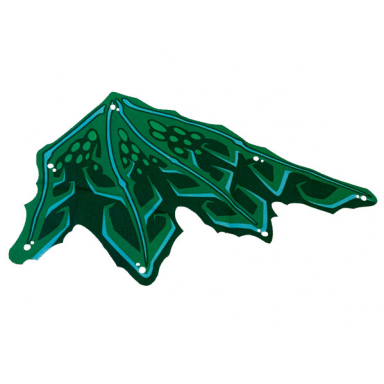 green cloth wing dragon right medium azure ribs lime and dark green scales pattern