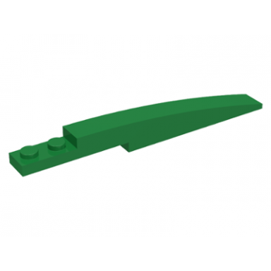 green slope curved 10 x 1