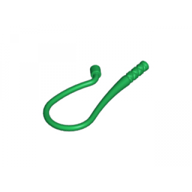 green minifigure weapon whip bent flexible