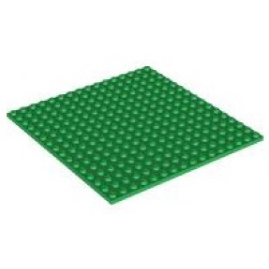green plate 16 x 16