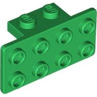 green bracket 1 x 2 - 2 x 4