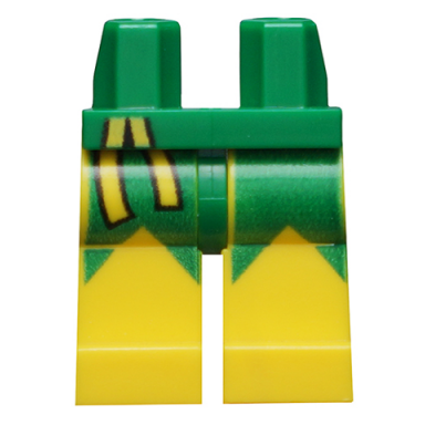 green hips and yellow legs with green markings and yellow belt ends pattern phoenix jean grey