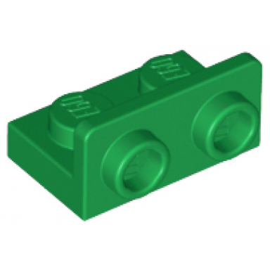 green bracket 1 x 2 - 1 x 2 inverted