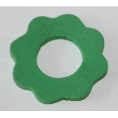 green foam belville flower crown small 3 x 3 center hole