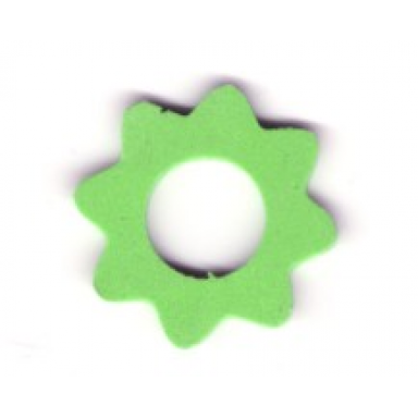 green foam belville flower crown large 5 x 5 center hole